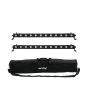 EUROLITE Set 2x LED BAR-12 QCL RGBA + Soft Bag