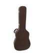 DIMAVERY Shape-koffer Western-gitaar, bruin