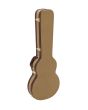 DIMAVERY Shape-Case elektrische gitaar LP, tweed