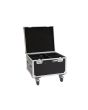 ROADINGER Flightcase 4x LED IP PAR 7x8W QCL/7x9W SCL with wheels