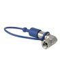 Showtec CO2 90° 3/8 to Q-lock adapter male