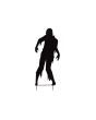 EUROPALMS Silhouette Metal Zombie Man, 135cm