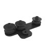 8717748517289 Wentex Rope guide 3 wheels Black