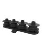 Wentex Rope guide 4 wheels Black