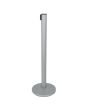 Showgear 2m Adjustable Crowd Barrier PRO Zilver