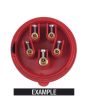 CEE Form conector 32 amp 5polig male