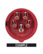 CEE Form conector 32 amp 5polig female