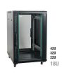 Showgear RCA-FSG Network Cabinet, Glass Door 18U