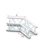 milos QCM23 Vierkant Truss Deco 22 Hoek 135° graden