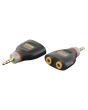 XGA44 - Mini Jack Male stereo naar  2 x Mini Jack Female ( splitter )