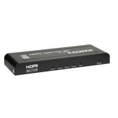 Showgear HDMI 2.0 Splitter 1 in 4 out 1 in, 4 uit, 4K 60 Hz, 18 Gbps