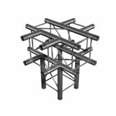 DuraTruss DT 24/2-C51 - 5 way X-joint + down