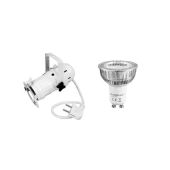 EUROLITE Set PAR-16 Spot Wit+ GU-10 230V COB 1x3W LED 2700K