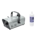 EUROLITE Set N-19 Smoke machine silver + A2D Action smoke fluid 1l