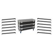 EUROLITE Set 12x LED BAR-12 QCL RGBA Bar + Case L