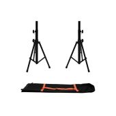 OMNITRONIC Set 2x BS-1 EU Loudspeaker Stand + Carrying bag