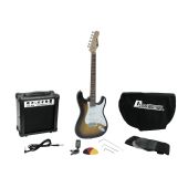 DIMAVERY EGS-1 E-Gitaar-Set, sunburst