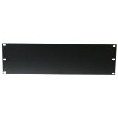 OMNITRONIC Front Panel Z-19U-shaped steel black 3U