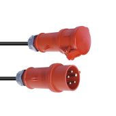 PSSO CEE Verlengkabel 16Amp  5x2,5mm  20m rood