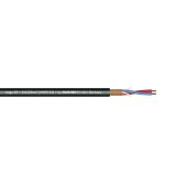 SOMMER CABLE Microfoonkabel 2x0,22 100m zwart Stage 22