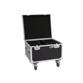 ROADINGER Flightcase 4x LED IP PAR 7x8W QCL/7x9W SCL with wheels