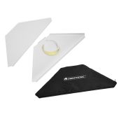 OMNITRONIC Corner Plates incl. Bag for Mobile DJ Stand white