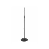 OMNITRONIC Microfoon Standaard 85-157cm black ronde basis