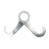 Showtec The Moustache Single Tube Clamp Silver