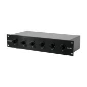 OMNITRONIC PA 6-zone mono vol contr 10W Zwart