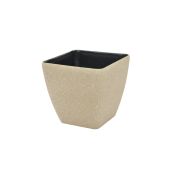 EUROPALMS Deco cachepot STONA-47, rechthoekig, beige