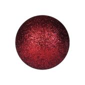 EUROPALMS Deco Ball 3,5cm, red, glitter 48x