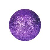 EUROPALMS Deco Ballen 3,5cm, violet, glitter 48x