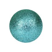 EUROPALMS Deco Ballen 3,5cm, turkoois, glitter 48x