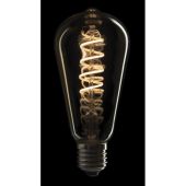 Showgear LED Filament Lamp E27 5W, Dimmable, Gold glass cover