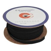 Showgear Velcro loop Klitten band, 2cm breedte rol van 100m, sew on