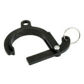 Wentex Rapido - Curtainclamp Black - Gordijn Haak