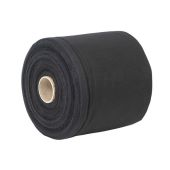 Wentex Deko-Molton, black, roll, 20cm 60m x 20cm