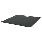 Wentex Baseplate 350(l) x 300(w)mm - 4Kg, Black (powder coated)