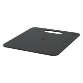 Wentex Baseplate 600(l) x 600(w)mm - 14Kg, Black (powder coated)