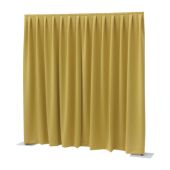  P&D curtain - Dimout Pleated, 300(w) x 300(h)cm 260 Gram/M2, Yellow 