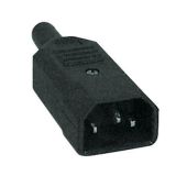 IEC Euro male conector 230v 6 amp