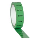 Showgear Markertape 25 mm/33 m "25 m" indicator, groen