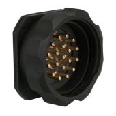 Showtec 19p male receptacle black