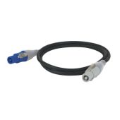 DAP Powercable Blue/White Pro power connector 150cm, 3 x 1,5mm2