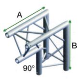 Milos ACM25 - DT22007 Driehoek Decotruss Corner 90° apex down 