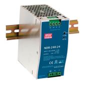 Meanwell DIN Rail Power Supply 240 W/24 VDC Mean Well NDR-240-29