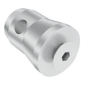 Milos truss CON88F Half Conical Connector F-truss met thread M10 incl. Bolt for Baseplate