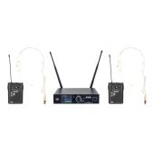 DAP EDGE EBS-2 Draadloze tweevoudige Beltpack-set - 610–670 MHz