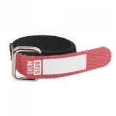 Showgear Kabelbinders met Klittenband 120 x 10 mm - Rood - Set van 10