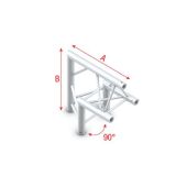 Milos ACM24 - DT22006 Corner 90° apex up Deco-22 Triangle